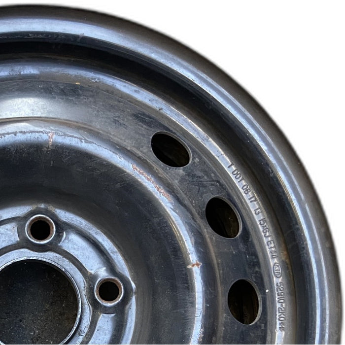15" SOUL 10-13 15x6 steel 13 hole Original OEM Wheel Rim - Side Profile
