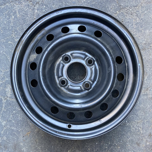15" CUBE 09-14 15x6, steel Original OEM Wheel Rim - Angle View