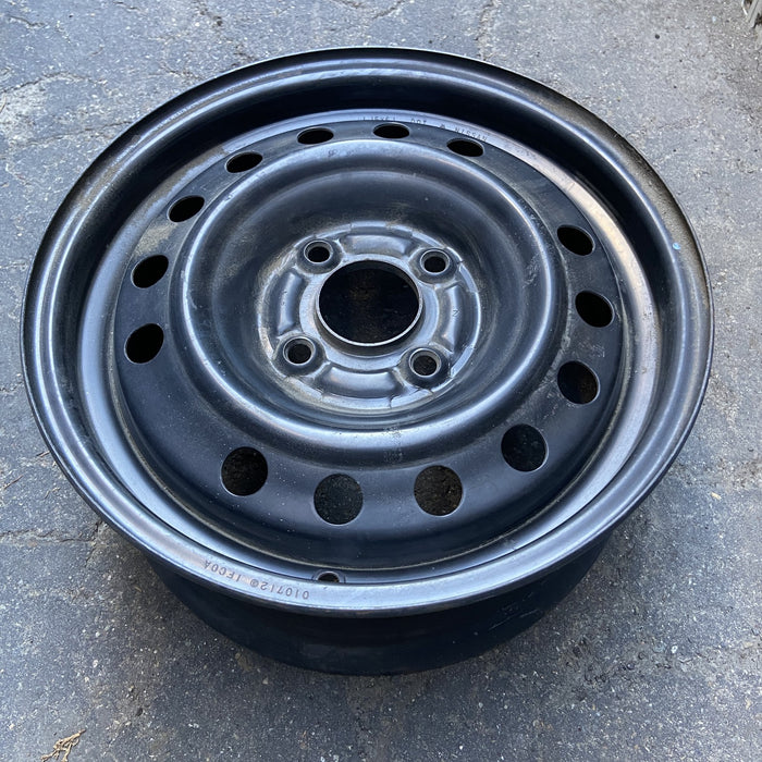 15" CUBE 09-14 15x6, steel Original OEM Wheel Rim - Side Profile