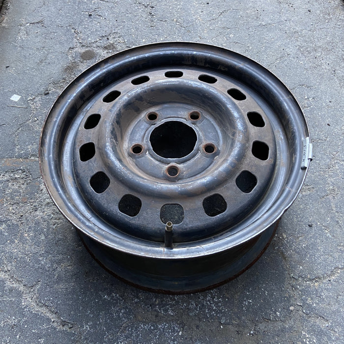 14" BONNEVILLE 87-88 14x6, steel Original OEM Wheel Rim - Side Profile