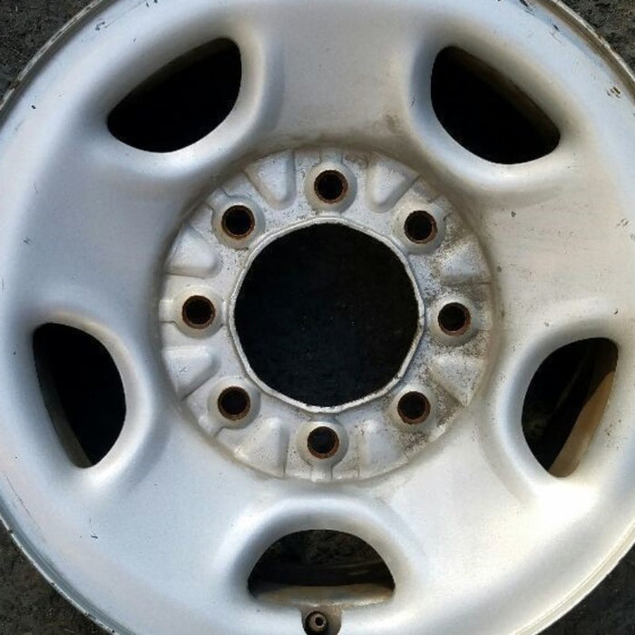 16" AVALANCHE 2500 02-03 , steel Original OEM Wheel Rim - Angle View