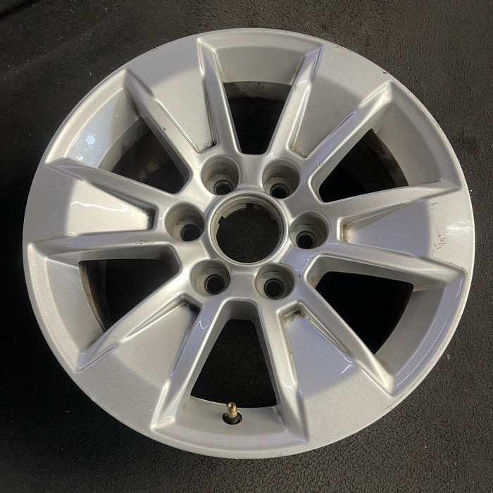 17" SIERRA 1500 PICKUP 19 , 17x8, alloy Original OEM Wheel Rim - Side Profile