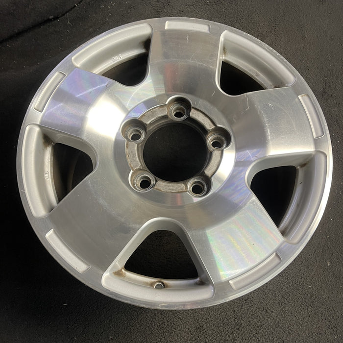 18" TUNDRA 07-09 18x8, alloy, , smooth Original OEM Wheel Rim - Side Profile