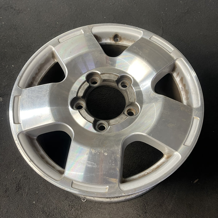 18" TUNDRA 07-09 18x8, alloy, , smooth Original OEM Wheel Rim - Close-Up Detail
