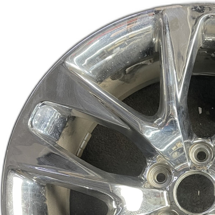 18" GENESIS 13-16 Cpe 18x7.5 10 spoke frt Original OEM Wheel Rim - Angle View