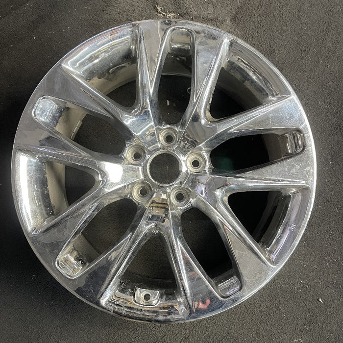 18" GENESIS 13-16 Cpe 18x7.5 10 spoke frt Original OEM Wheel Rim - Additional View