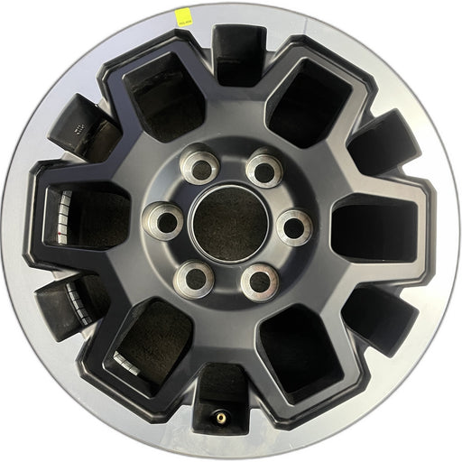 17" TACOMA 24-25 17x7.5, black Original OEM Wheel Rim - Front View