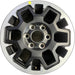 17" TACOMA 24-25 17x7.5, black Original OEM Wheel Rim - Front View