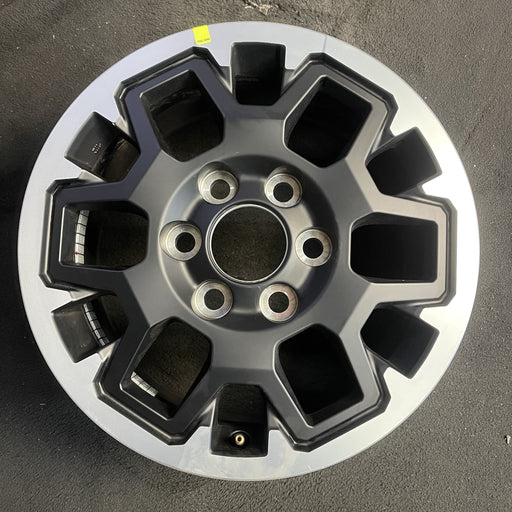 17" TACOMA 24-25 17x7.5, black Original OEM Wheel Rim - Angle View