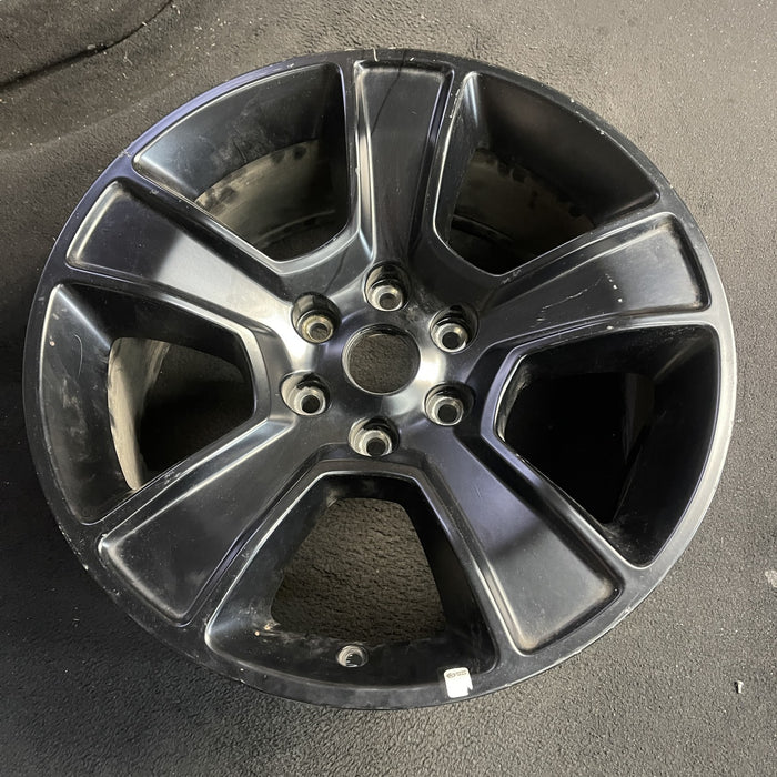 20" DODGE 1500 PICKUP 20-21 , 20x9, , 5 spoke, opt WRP Original OEM Wheel Rim - Side Profile