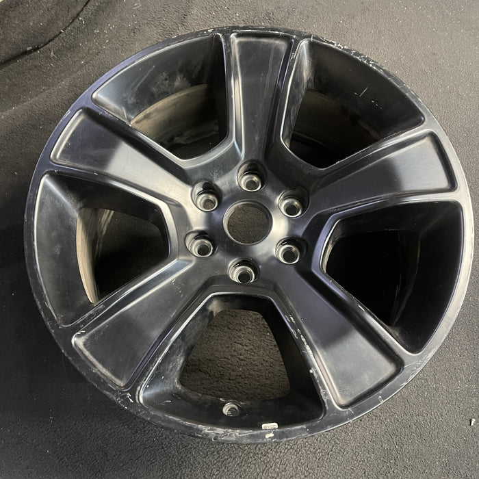 20" DODGE 1500 PICKUP 20-21 , 20x9, , 5 spoke, opt WRP Original OEM Wheel Rim - Side Profile