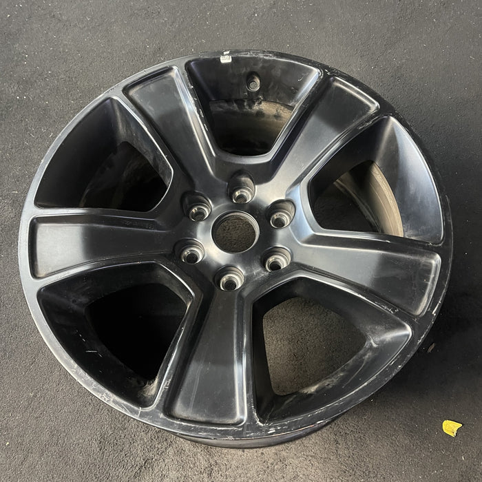20" DODGE 1500 PICKUP 20-21 , 20x9, , 5 spoke, opt WRP Original OEM Wheel Rim - Close-Up Detail