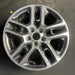 17" COMPASS 17 , , 17x7, , polished face with pockets Original OEM Wheel Rim - Angle View