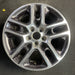17" COMPASS 17 , , 17x7, , polished face with pockets Original OEM Wheel Rim - Angle View