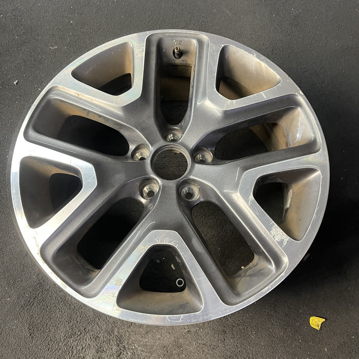 18" RENEGADE 15 18x7 , , , open spoke Original OEM Wheel Rim - Close-Up Detail