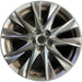 19" MAZDA CX-5 21 aluminum, 19x7, gloss black Original OEM Wheel Rim - Front View