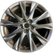 19" MAZDA CX-5 21 aluminum, 19x7, gloss black Original OEM Wheel Rim - Front View