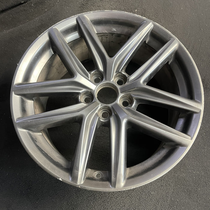 18" LEXUS IS250 14-15 18x8.5 , 10 spoke Original OEM Wheel Rim - Side Profile