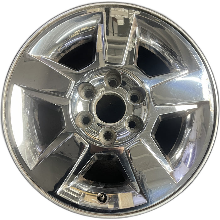 18" AVALANCHE 1500 09-10 18x8", , exposed lug nuts Original OEM Wheel Rim - Front View