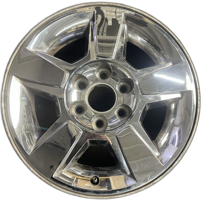 18" AVALANCHE 1500 09-10 18x8", , exposed lug nuts Original OEM Wheel Rim - Front View