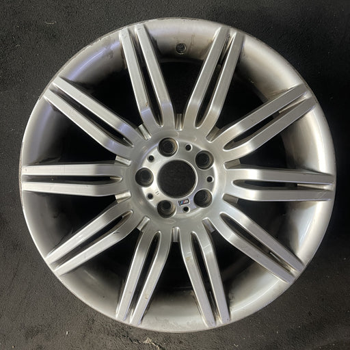 19" BMW 525i 04-07 19x8.5 , 10 double spoke Original OEM Wheel Rim - Angle View
