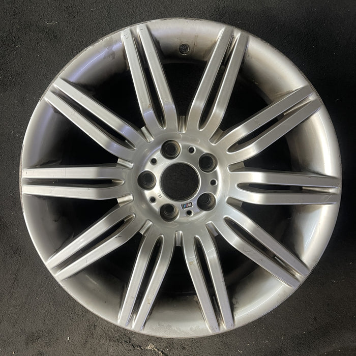19" BMW 525i 04-07 19x8.5 , 10 double spoke Original OEM Wheel Rim - Angle View
