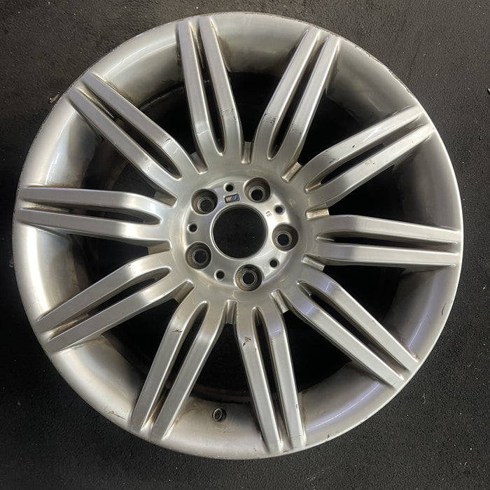 19" BMW 525i 04-07 19x9.5 , 10 double spoke Original OEM Wheel Rim - Angle View