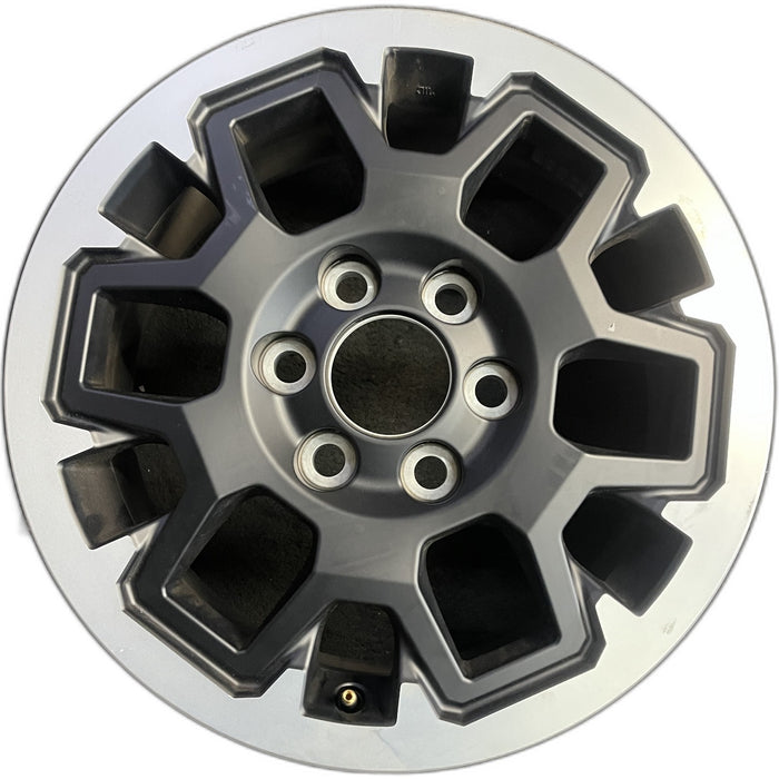 18" 4 RUNNER 25 18x7.5, machined finish Original OEM Wheel Rim - Front View