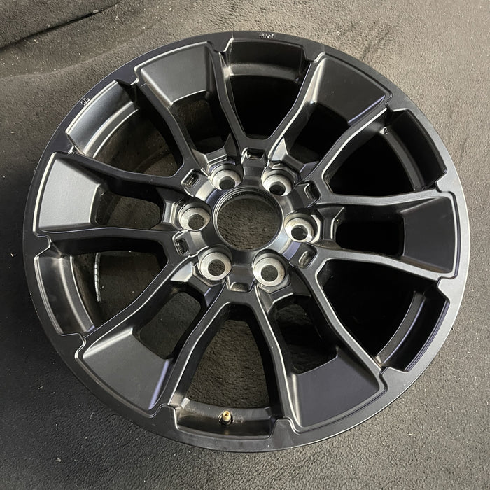 20" SEQUOIA 24-25 20x8.5, 6 Y spoke, black Original OEM Wheel Rim - Side Profile