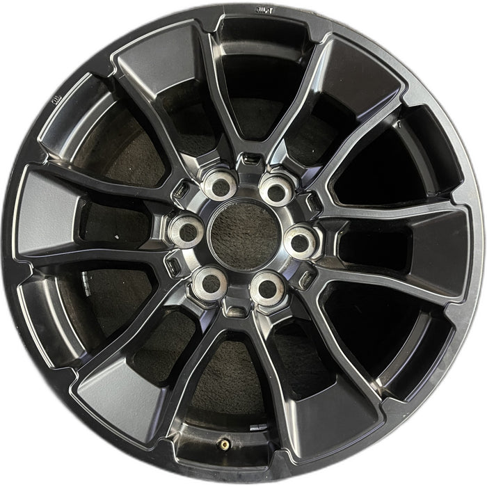20" SEQUOIA 24-25 20x8.5, 6 Y spoke, black Original OEM Wheel Rim - Front View