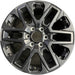 20" SEQUOIA 23-25 20x8, open spoke , matte black Original OEM Wheel Rim - Front View