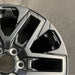 20" SEQUOIA 23-25 20x8 open spoke 6 spoke matte black Original OEM Wheel Rim - Close-Up Detail