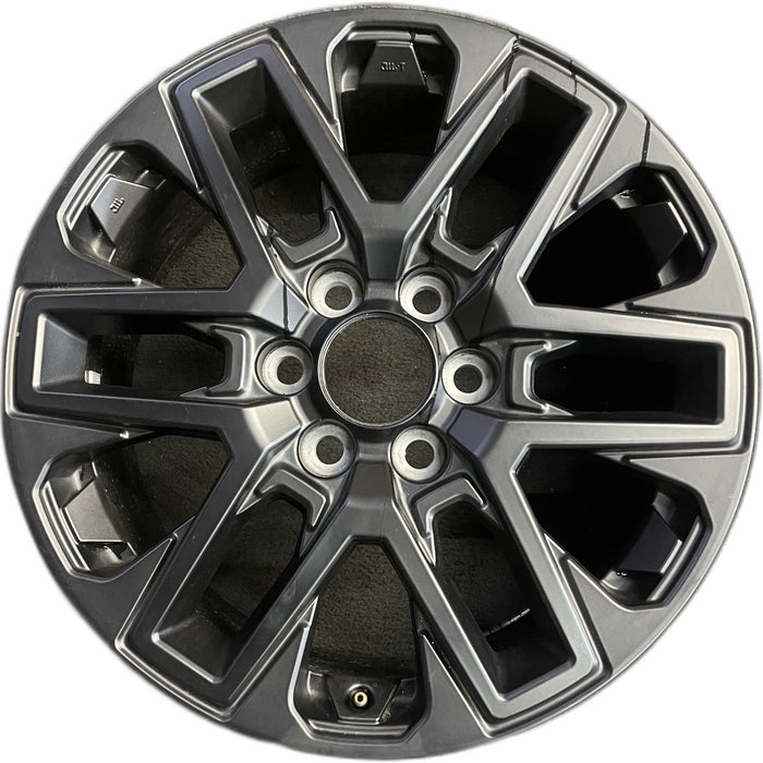 20" SEQUOIA 23-25 20x8, open spoke , matte black Original OEM Wheel Rim - Front View