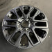 20" SEQUOIA 23-25 20x8, open spoke , matte black Original OEM Wheel Rim - Side Profile