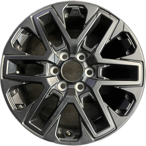 20" SEQUOIA 23-25 20x8 open spoke 6 spoke matte black Original OEM Wheel Rim - Front View