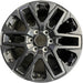 20" SEQUOIA 23-25 20x8 open spoke 6 spoke matte black Original OEM Wheel Rim - Front View