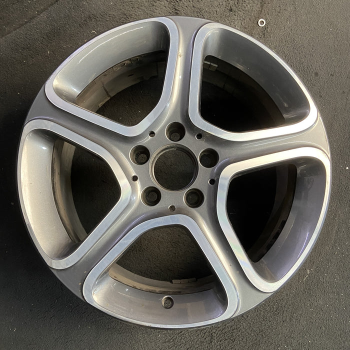 17" MERCEDES CLA-CLASS 14 117 Type, CLA250, 17x7.5 Original OEM Wheel Rim - Angle View