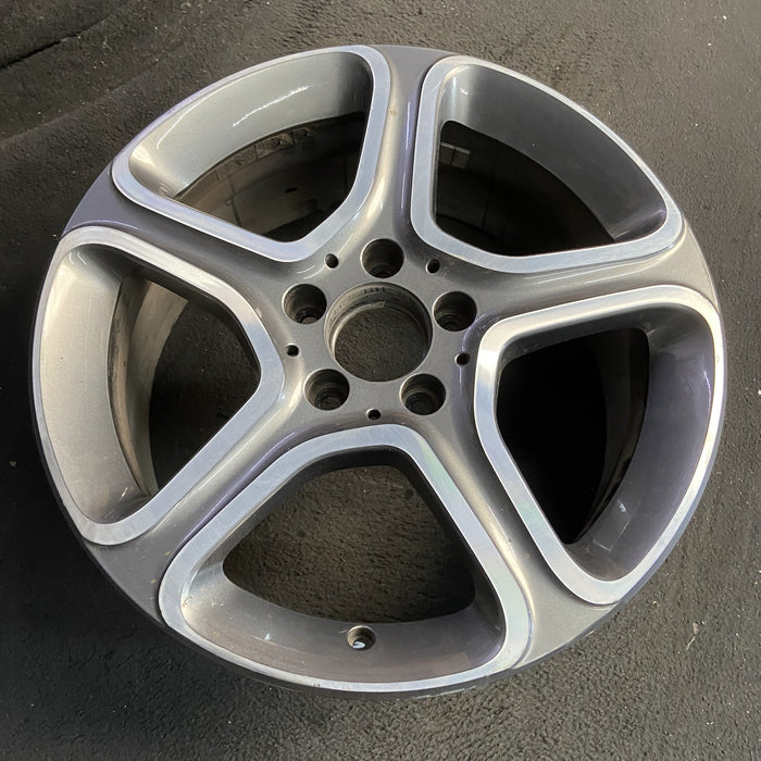 17" MERCEDES CLA-CLASS 14 117 Type, CLA250, 17x7.5 Original OEM Wheel Rim - Side Profile