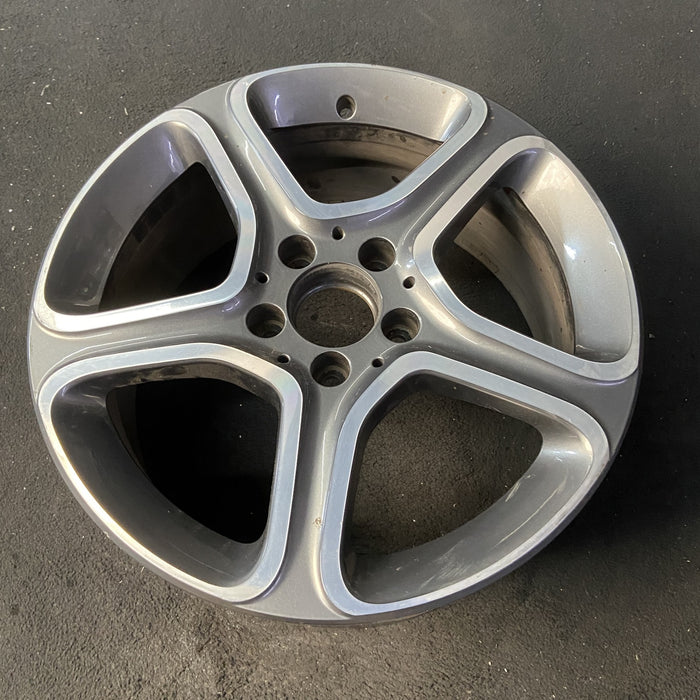 17" MERCEDES CLA-CLASS 14 117 Type, CLA250, 17x7.5 Original OEM Wheel Rim - Close-Up Detail