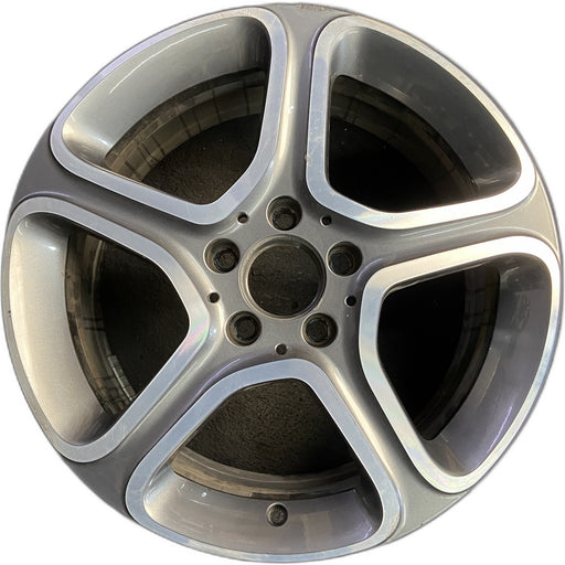 17" MERCEDES CLA-CLASS 14 117 Type, CLA250, 17x7.5 Original OEM Wheel Rim - Front View