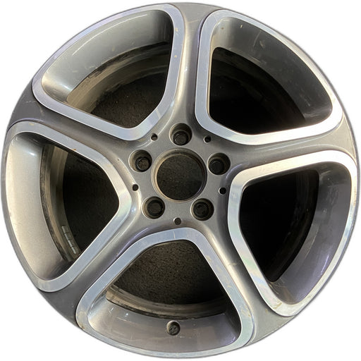 17" MERCEDES CLA-CLASS 14 117 Type, CLA250, 17x7.5 Original OEM Wheel Rim - Front View