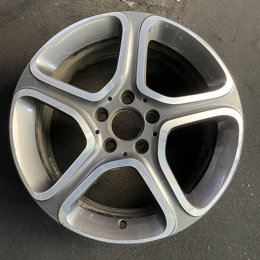 17" MERCEDES CLA-CLASS 14 117 Type, CLA250, 17x7.5 Original OEM Wheel Rim - Angle View