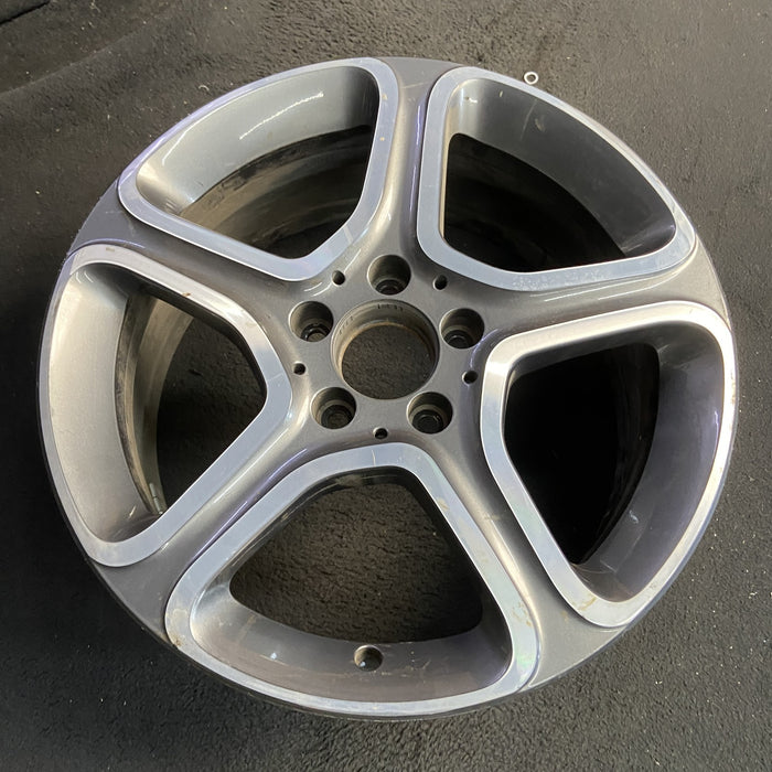 17" MERCEDES CLA-CLASS 14 117 Type, CLA250, 17x7.5 Original OEM Wheel Rim - Side Profile