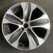 18" HIGHLANDER 20-21 18x8 alloy 5 spoke machined dark gray Original OEM Wheel - Front View