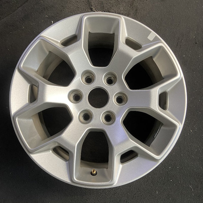 18" FORD F150 PICKUP 21-22 18x8.5 aluminum 6 spoke Y spoke design silver - Front View