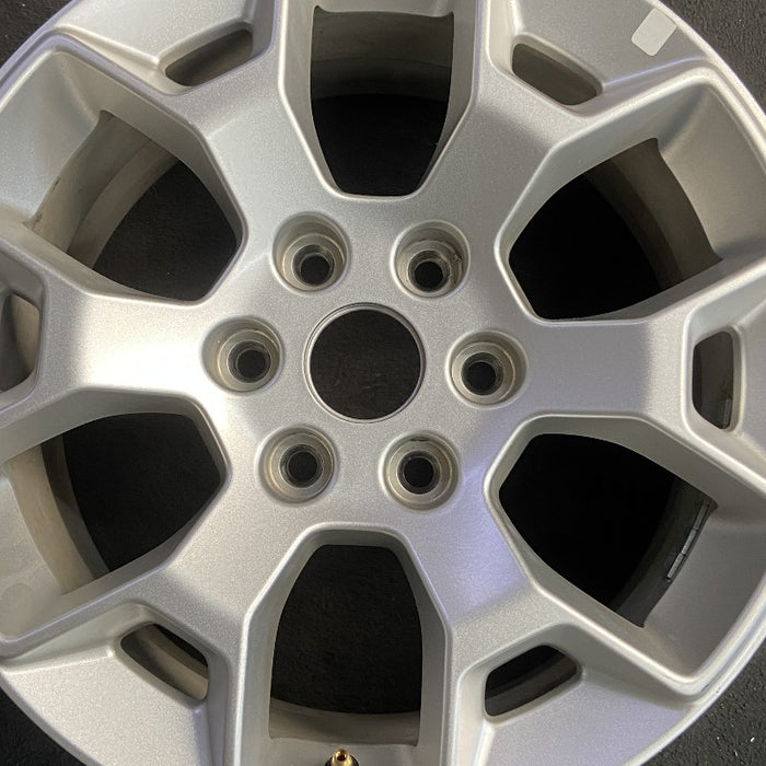 18" FORD F150 PICKUP 21-22 18x8.5 aluminum 6 spoke Y spoke design silver - Angle View