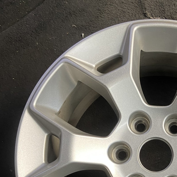 18" FORD F150 PICKUP 21-22 18x8.5 aluminum 6 spoke Y spoke design silver - Side Profile