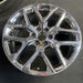 22" SIERRA 1500 PICKUP 22 22x9, 6 Y spoke, closed spoke, chrome, opt SSW - Side Profile