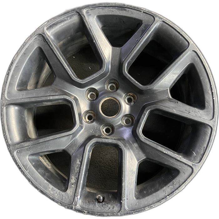 22" DODGE 1500 PICKUP 20 , 22x9, 5 spoke, opt WPH Original OEM Wheel Rim - Front View