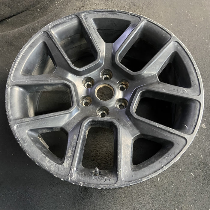 22" DODGE 1500 PICKUP 20 , 22x9, 5 spoke, opt WPH Original OEM Wheel Rim - Side Profile
